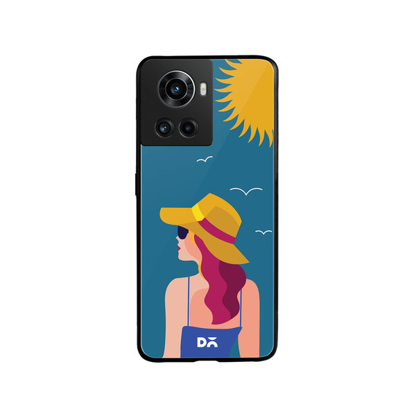 

DailyObjects Sun Tan Glass Case Cover For OnePlus 10R