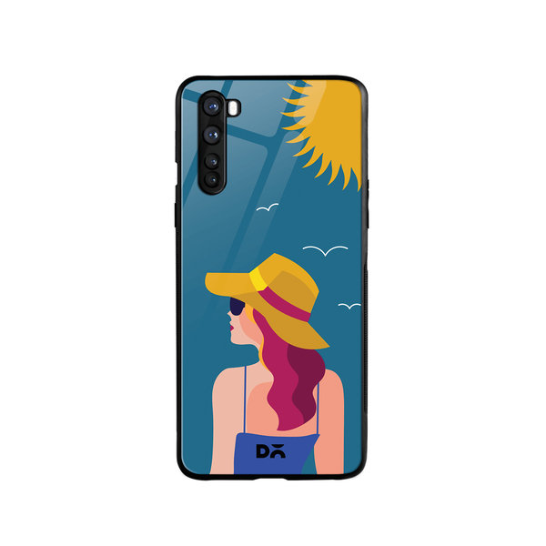 

DailyObjects Sun Tan Glass Case Cover For OnePlus Nord