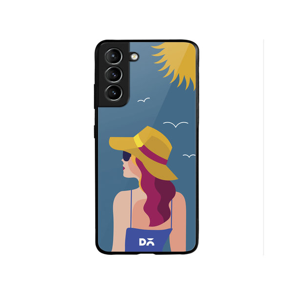 

DailyObjects Sun Tan Glass Case Cover For Samsung Galaxy S22 Plus