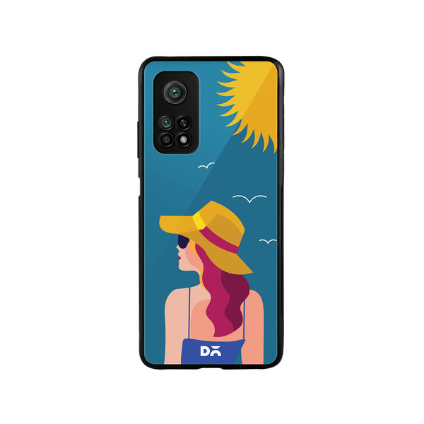 

DailyObjects Sun Tan Glass Case Cover For Xiaomi Mi 10T