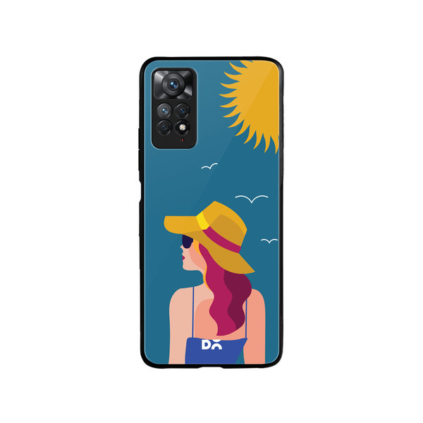 

DailyObjects Sun Tan Glass Case Cover For Xiaomi Redmi Note 11 Pro