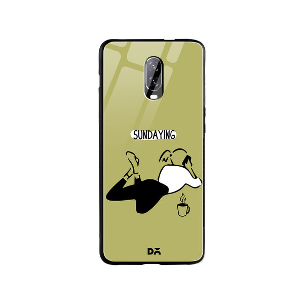

DailyObjects Sundaying Glass Case Cover For OnePlus 7