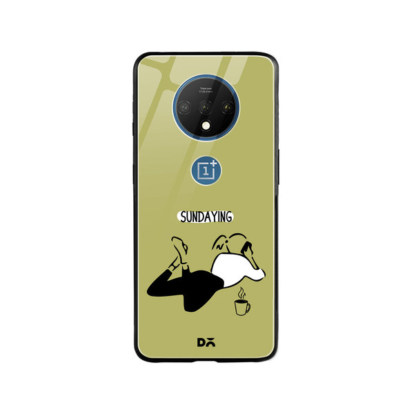 

DailyObjects Sundaying Glass Case Cover For OnePlus 7T