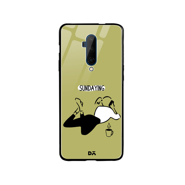 

DailyObjects Sundaying Glass Case Cover For OnePlus 7T Pro