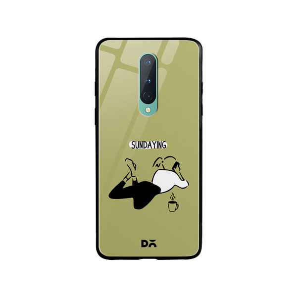 

DailyObjects Sundaying Glass Case Cover For OnePlus 8