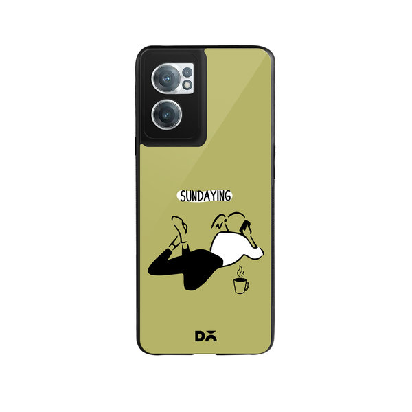 DailyObjects Sundaying Glass Case Cover For OnePlus Nord CE 2