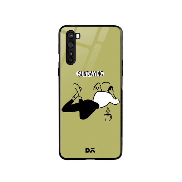 

DailyObjects Sundaying Glass Case Cover For OnePlus Nord