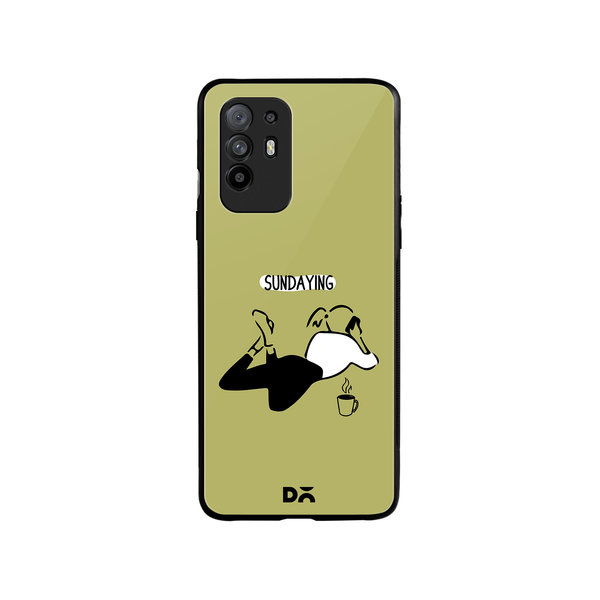 

DailyObjects Sundaying Glass Case Cover For Oppo F19 Pro Plus
