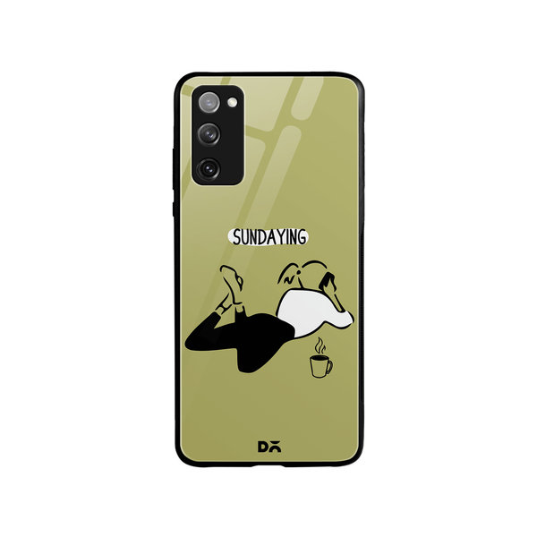 

DailyObjects Sundaying Glass Case Cover For Samsung Galaxy S20 FE