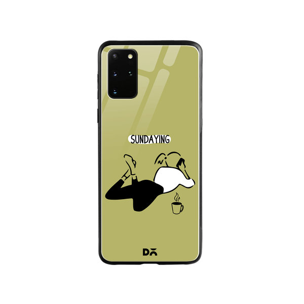DailyObjects Sundaying Glass Case Cover For Samsung Galaxy S20 Plus