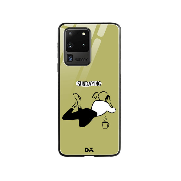 

DailyObjects Sundaying Glass Case Cover For Samsung Galaxy S20 Ultra