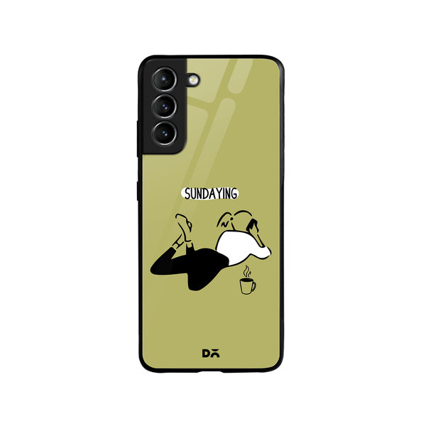 

DailyObjects Sundaying Glass Case Cover For Samsung Galaxy S21 Plus