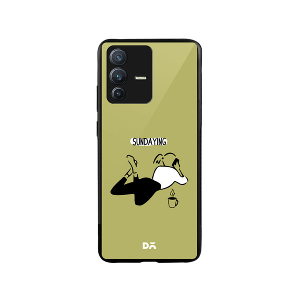 

DailyObjects Sundaying Glass Case Cover For Vivo V23 Pro