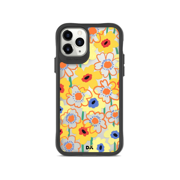 

DailyObjects Sunflower Nostalgia Black Hybrid Clear Case Cover For iPhone 11 Pro