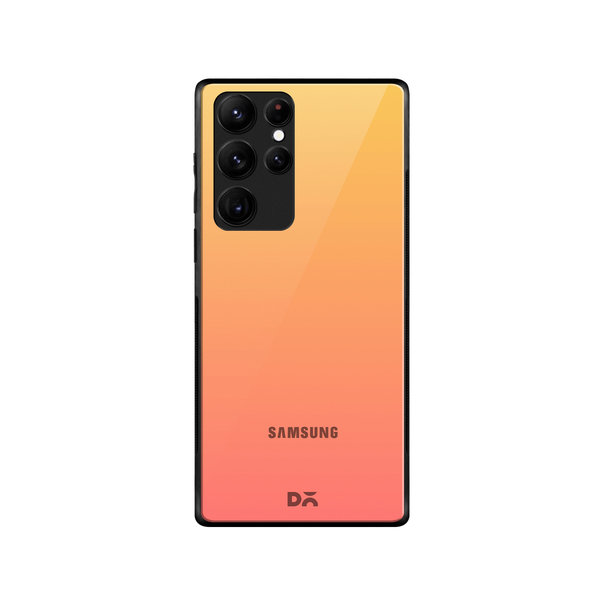 

DailyObjects Sunrise Gradient Glass Case Cover For Samsung Galaxy S22 Ultra