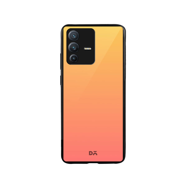 

DailyObjects Sunrise Gradient Glass Case Cover For Vivo V23 Pro