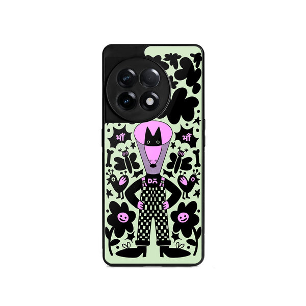 

DailyObjects Super Dog Glass Case Cover For OnePlus 11R