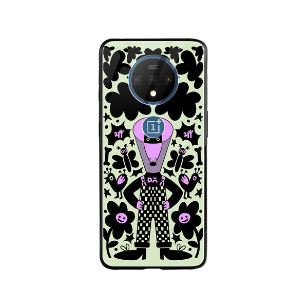 

DailyObjects Super Dog Glass Case Cover For OnePlus 7T