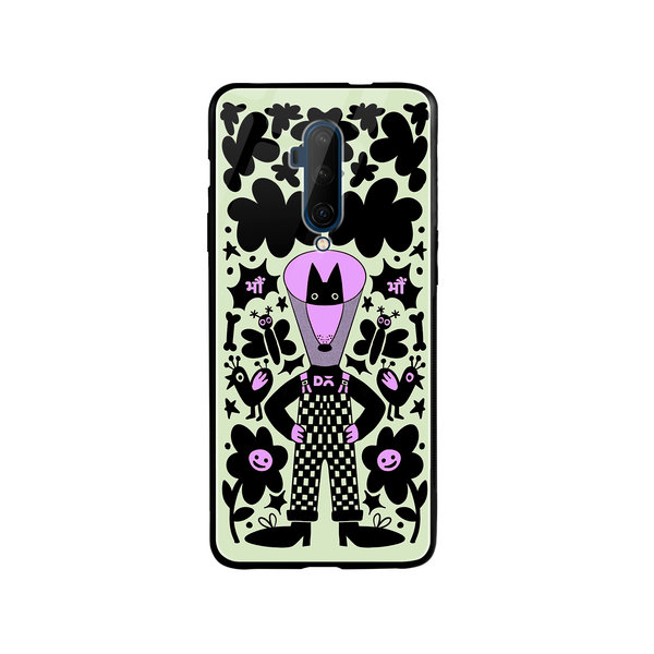 

DailyObjects Super Dog Glass Case Cover For OnePlus 7T Pro