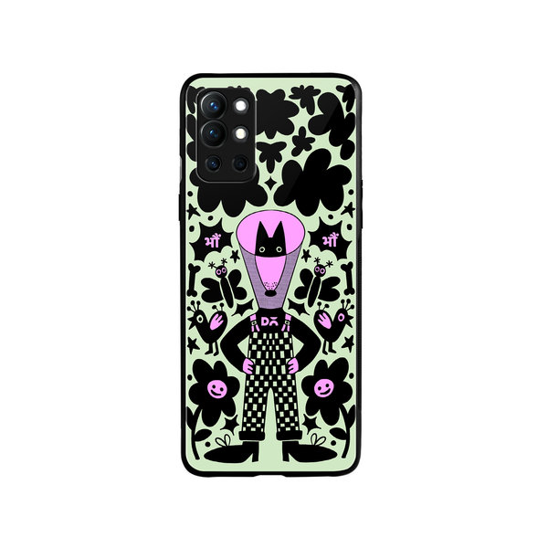 

DailyObjects Super Dog Glass Case Cover For OnePlus 9R
