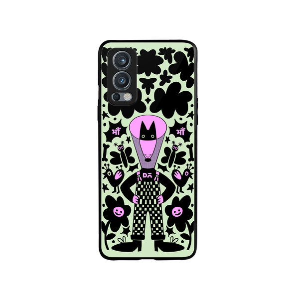 DailyObjects Super Dog Glass Case Cover For OnePlus Nord 2