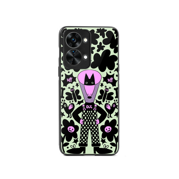 

DailyObjects Super Dog Glass Case Cover For OnePlus Nord 2T