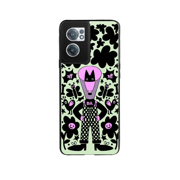 DailyObjects Super Dog Glass Case Cover For OnePlus Nord CE 2