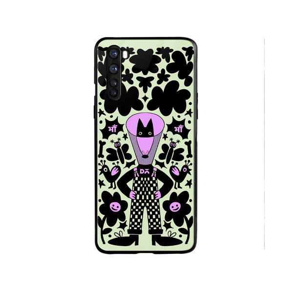 

DailyObjects Super Dog Glass Case Cover For OnePlus Nord