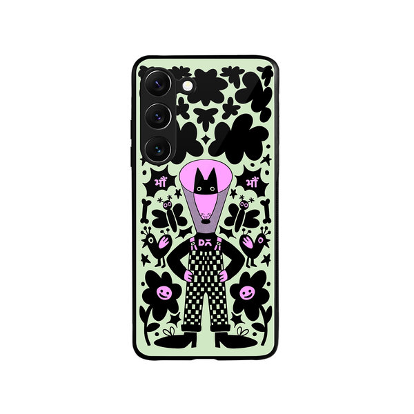 

DailyObjects Super Dog Glass Case Cover For Samsung Galaxy S23 Plus
