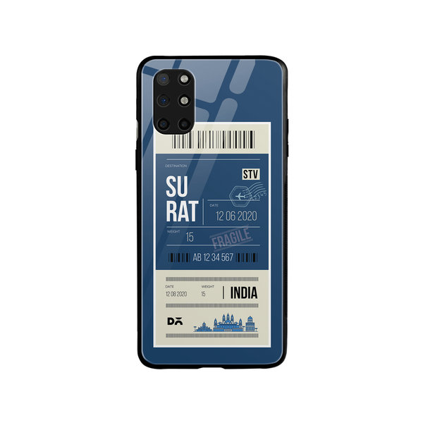 

DailyObjects Surat City Tag Glass Case Cover For OnePlus 8T
