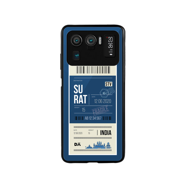 

DailyObjects Surat City Tag Glass Case Cover For Xiaomi Mi 11 Ultra