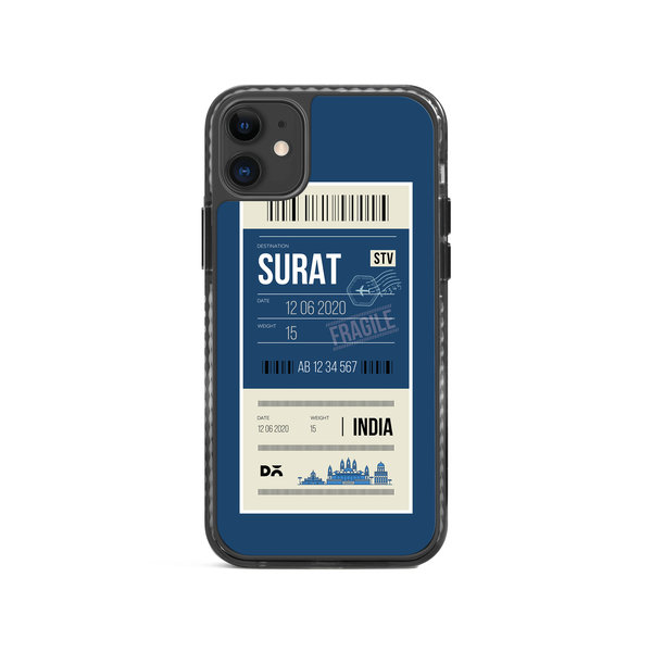 

DailyObjects Surat City Tag Stride 2.0 Case Cover For iPhone 11