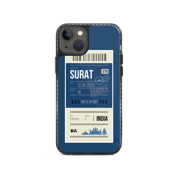 

DailyObjects Surat City Tag Stride 2.0 Case Cover For iPhone 13