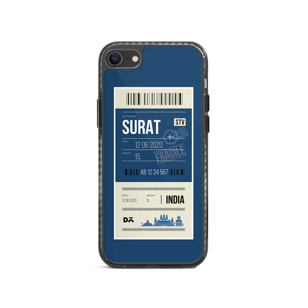 

DailyObjects Surat City Tag Stride 2.0 Case Cover For iPhone SE 2020