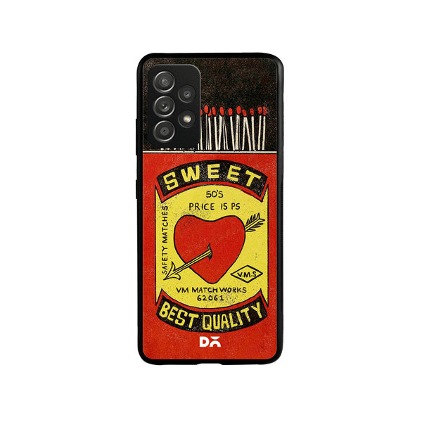 

DailyObjects Sweet Matchbox Glass Case Cover For Samsung Galaxy A52