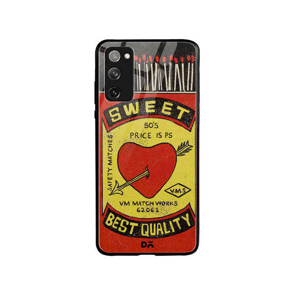 

DailyObjects Sweet Matchbox Glass Case Cover For Samsung Galaxy S20 FE