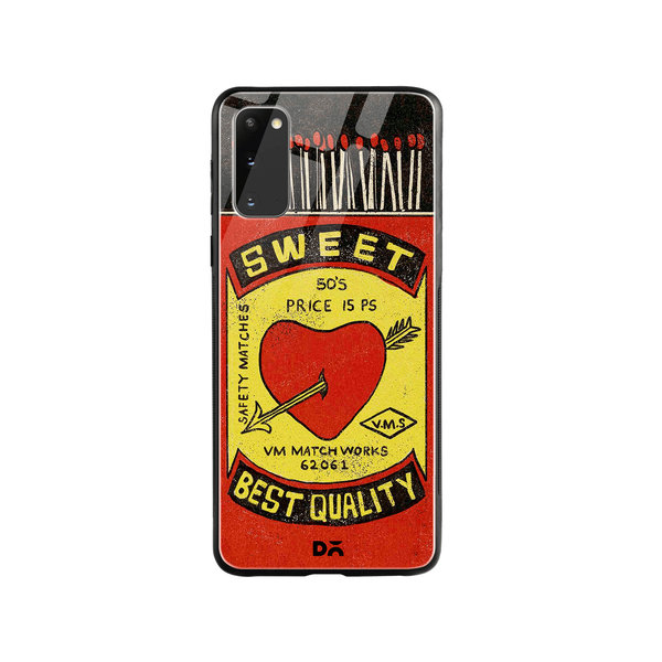 

DailyObjects Sweet Matchbox Glass Case Cover For Samsung Galaxy S20