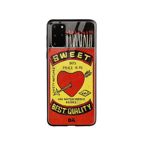 

DailyObjects Sweet Matchbox Glass Case Cover For Samsung Galaxy S20 Plus