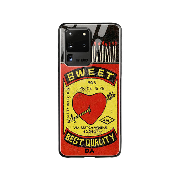 

DailyObjects Sweet Matchbox Glass Case Cover For Samsung Galaxy S20 Ultra