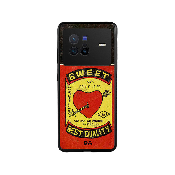 

DailyObjects Sweet Matchbox Glass Case Cover For Vivo X80