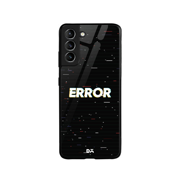 

DailyObjects System Error Glass Case Cover For Samsung Galaxy S21 Plus