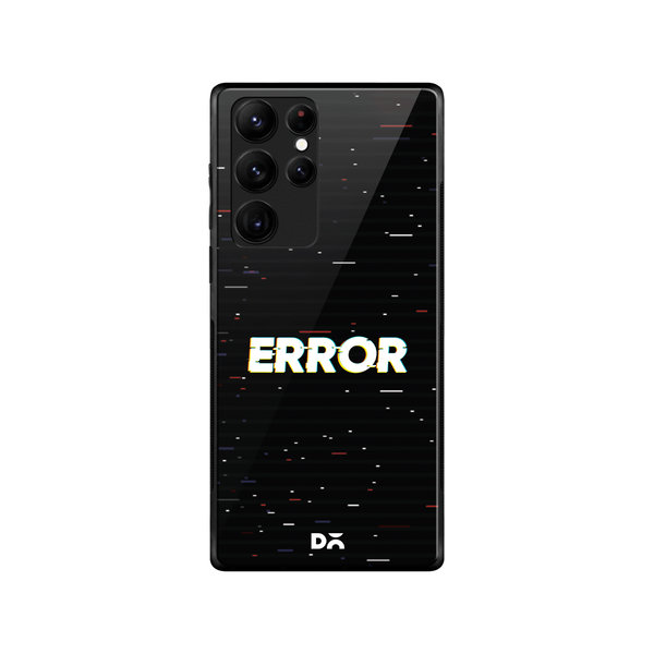 

DailyObjects System Error Glass Case Cover For Samsung Galaxy S22 Ultra