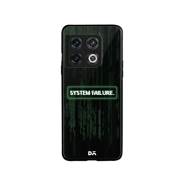 

DailyObjects System Failure Glass Case Cover For OnePlus 10 Pro