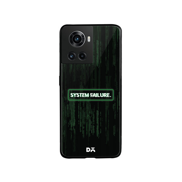 

DailyObjects System Failure Glass Case Cover For OnePlus 10R