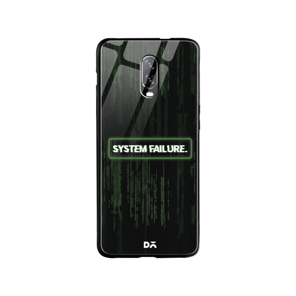 

DailyObjects System Failure Glass Case Cover For OnePlus 7