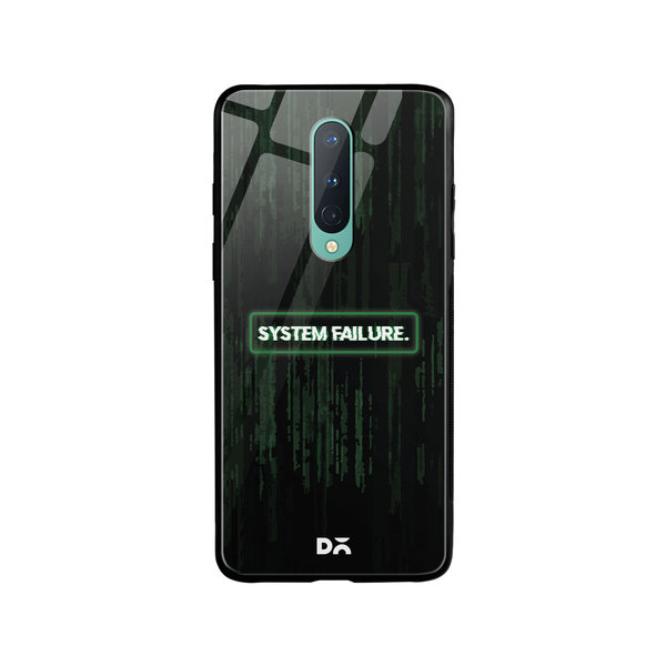 

DailyObjects System Failure Glass Case Cover For OnePlus 8