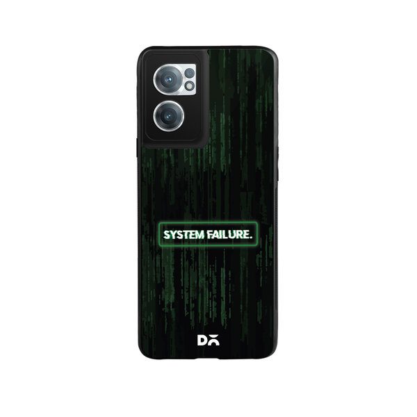 

DailyObjects System Failure Glass Case Cover For OnePlus Nord CE 2