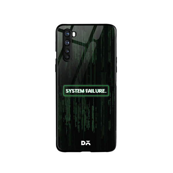 

DailyObjects System Failure Glass Case Cover For OnePlus Nord