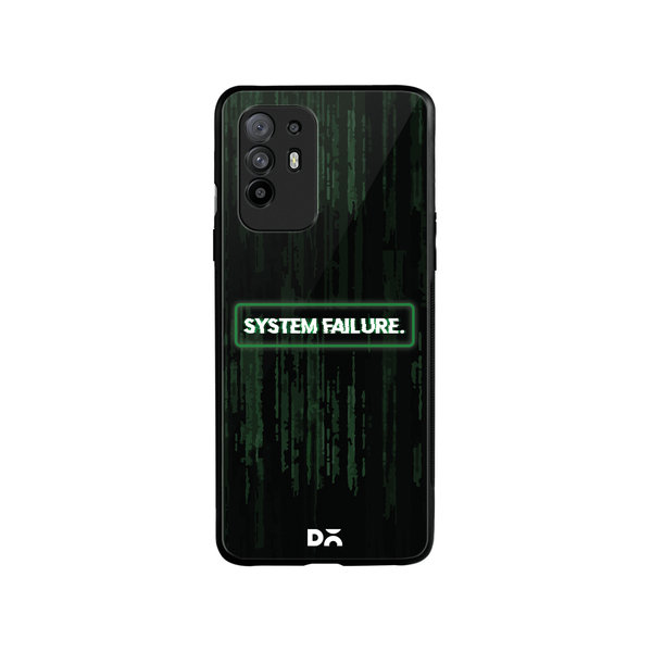 

DailyObjects System Failure Glass Case Cover For Oppo F19 Pro Plus