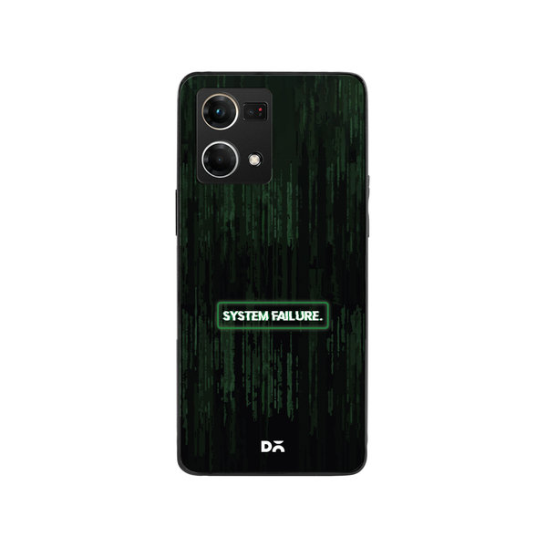 

DailyObjects System Failure Glass Case Cover For Oppo Reno 7